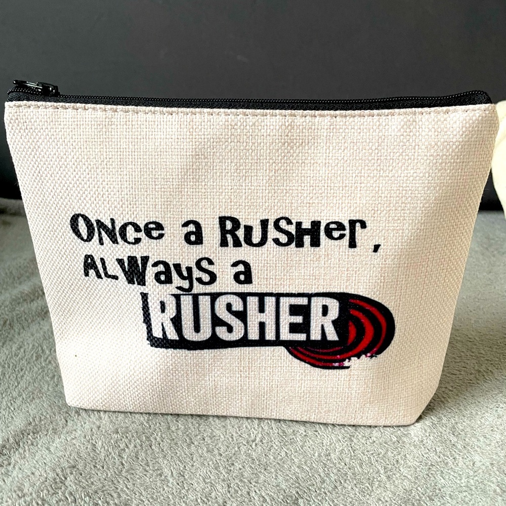 Canvas make up bag